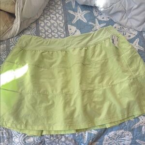 Lime Green Women's Skirt